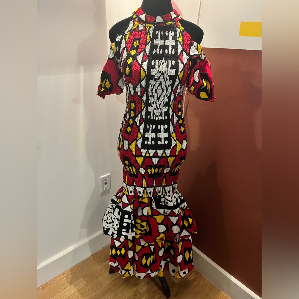 African Ankara Mermaid Dress